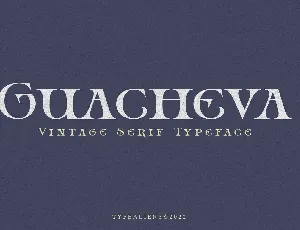 Guacheva font