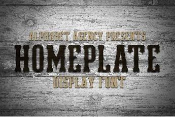 Homeplate Demo font