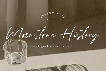 Moonstone History font