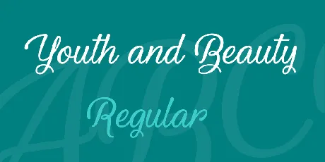 Youth and Beauty font