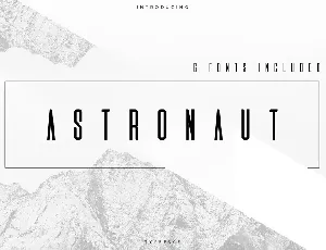 Astronaut font