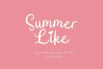 Summer Like Duo font