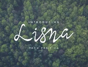 Lisna Script font