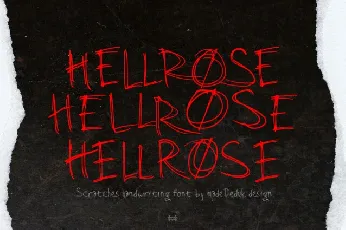 Hellrose font