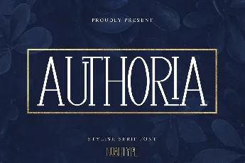 Authoria font