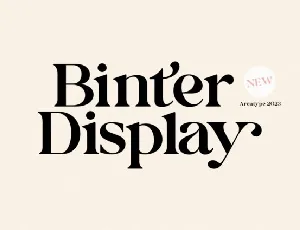 Binter font