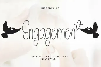 Engagement Handwritten font