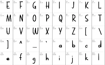 School Note font