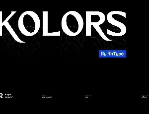 Kolors font