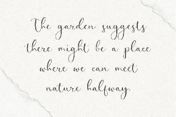 Perfect Garden font