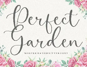 Perfect Garden font