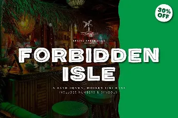 Forbidden Isle Tiki font