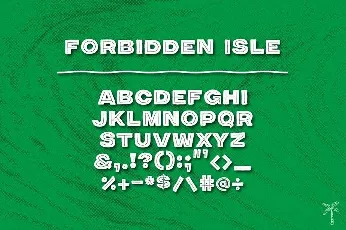 Forbidden Isle Tiki font