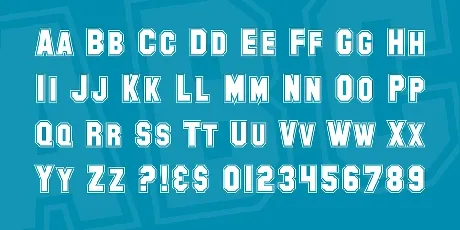 SF Collegiate font