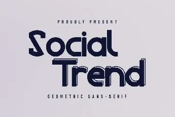 Social Trend Demo font