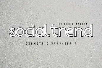 Social Trend Demo font