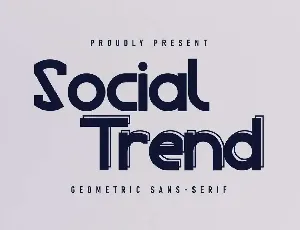 Social Trend Demo font