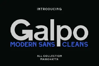 Galpo font