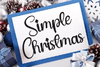 Simple Christmas Typeface font