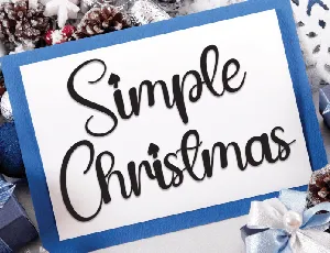 Simple Christmas Typeface font