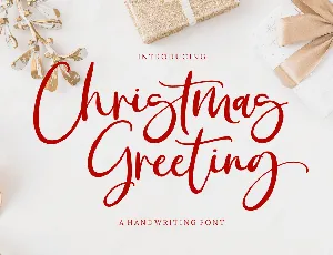 Christmas Greeting font