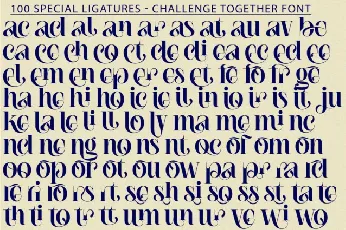 Challenge Together font