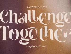 Challenge Together font