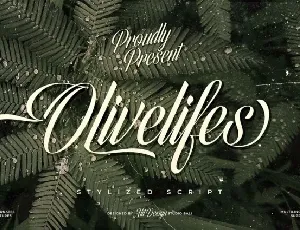 Olivelifes font