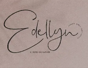 Edellyn font