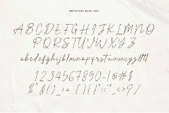 Perfect Beloved font