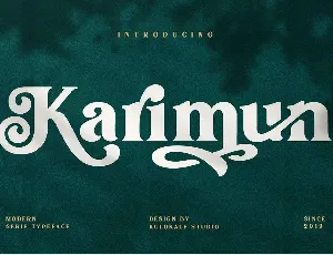 Karimun font