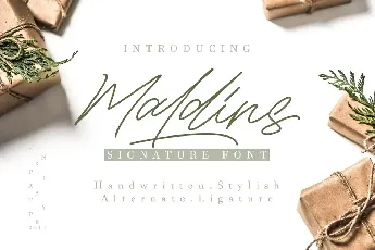 Maldins FREE font