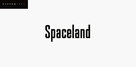 Spaceland font