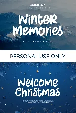 Winter Memories font