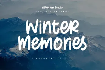 Winter Memories font