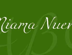 Miama Nueva font