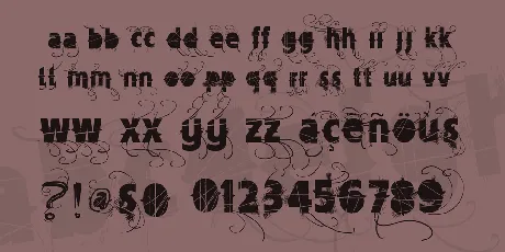 Vtks Mercearia font