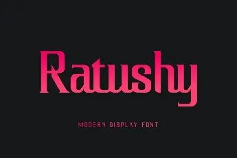 Ratushy font