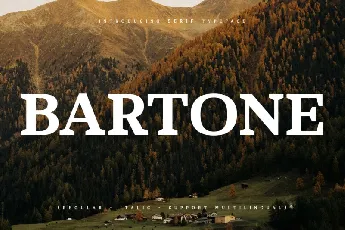 Bartone font