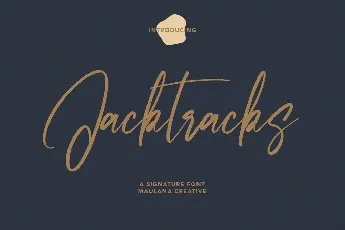 Jacktracks font