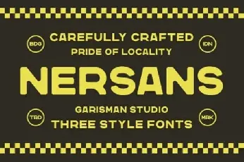 Nersans Sans Serif font