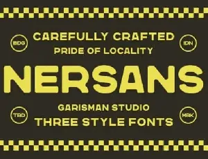 Nersans Sans Serif font