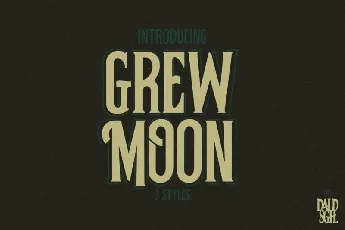 Grewmoon Vintage font