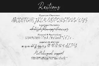 Rextions Demo font