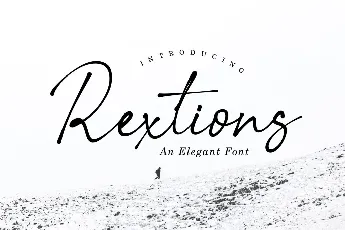 Rextions Demo font