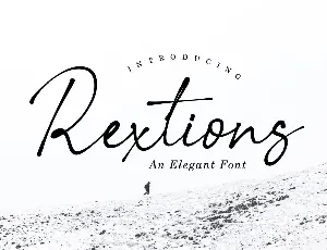 Rextions Demo font