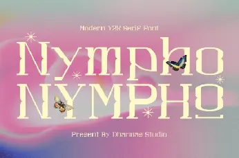 Nympho Display font