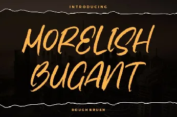 Morelish Bugant font