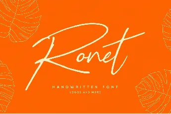 Ronet DEMO font