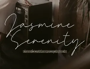 Jasmine Serenity font